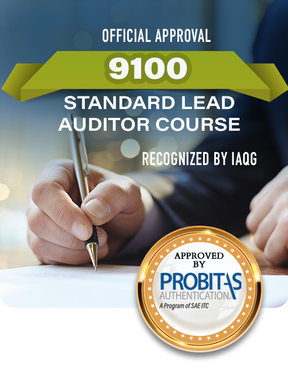 9100 lead auditor vertical
